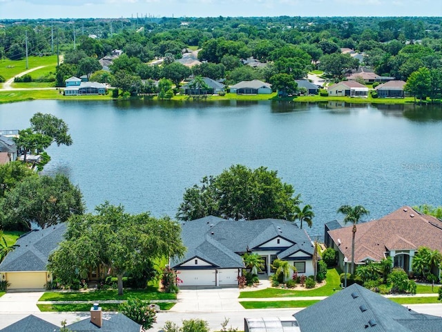 533 Quail Down Dr, Debary, FL 32713 - aerial perspective of suburban area with a large body of water