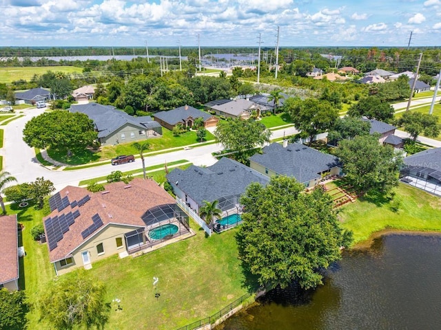 533 Quail Down Dr, Debary, FL 32713 - aerial perspective of suburban area featuring a nearby body of water and a pool