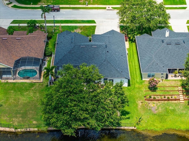 533 Quail Down Dr, Debary, FL 32713 - view from above of property featuring a nearby body of water and a pool