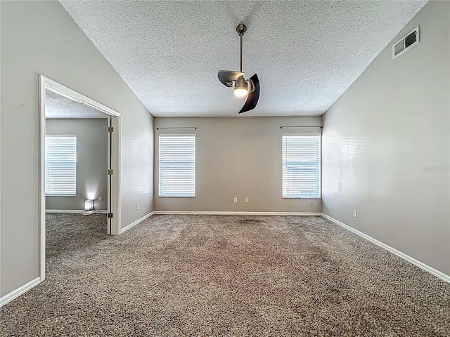 12938 Maribou Cir, Orlando, FL 32828 - unfurnished room with ceiling fan, a textured ceiling, and carpet flooring