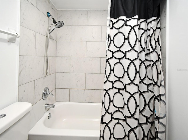 3057 Aaron Burr Ave Unit 1, Winter Park, FL 32792 - full bathroom with shower / bathtub combination with curtain and toilet