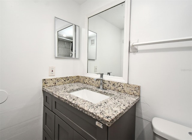 3057 Aaron Burr Ave Unit 1, Winter Park, FL 32792 - bathroom with vanity and toilet