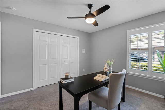 315 Lake Rd, Lake Mary, FL 32746 - carpeted office with ceiling fan and baseboards