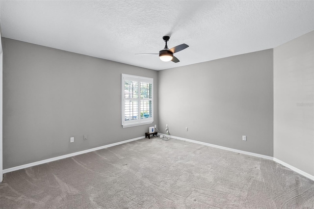 315 Lake Rd, Lake Mary, FL 32746 - carpeted spare room featuring ceiling fan and a textured ceiling
