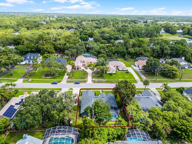 315 Lake Rd, Lake Mary, FL 32746 - aerial view of residential area with property boundaries highlighted