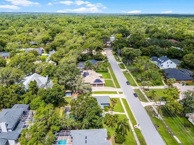 315 Lake Rd, Lake Mary, FL 32746 - aerial view of residential area featuring a heavily wooded area