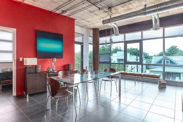 10 N Summerlin Ave Unit 14, Orlando, FL 32801 - view of tiled dining space
