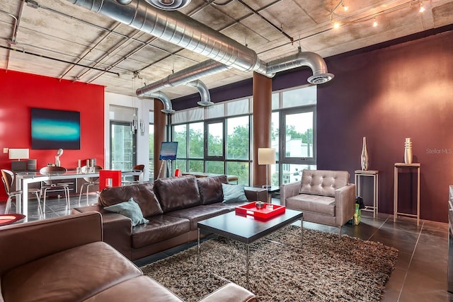 10 N Summerlin Ave Unit 14, Orlando, FL 32801 - living room with track lighting