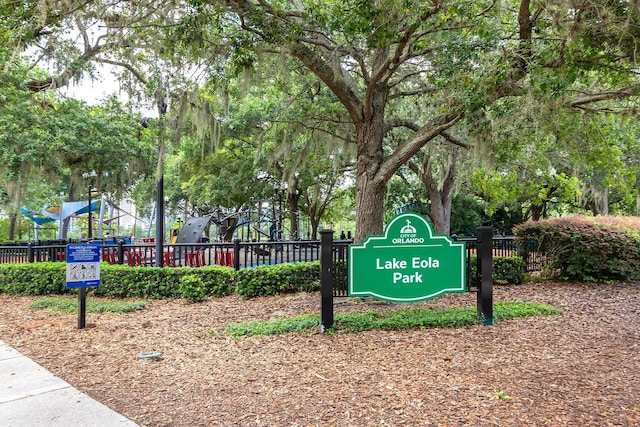 10 N Summerlin Ave Unit 14, Orlando, FL 32801 - view of community / neighborhood sign