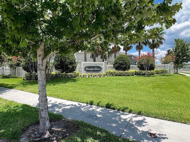 2149 Tudor Rose Dr, Sanford, FL 32773 - community sign with a yard