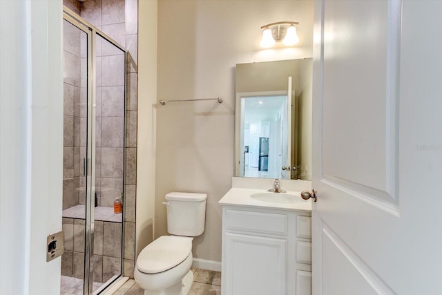 2149 Tudor Rose Dr, Sanford, FL 32773 - bathroom featuring vanity and a stall shower