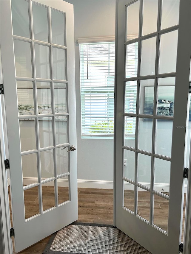 2042 Key Bay Trl, Kissimmee, FL 34747 - doorway featuring french doors and wood finished floors