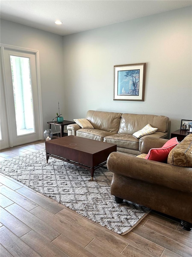 2042 Key Bay Trl, Kissimmee, FL 34747 - living area featuring wood finished floors and recessed lighting