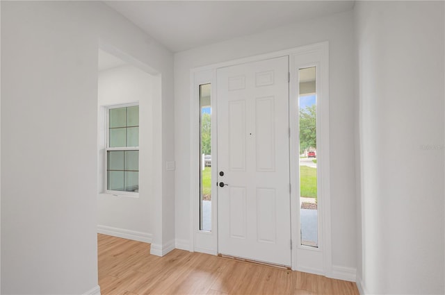 5908 SW 115 Street Rd, Ocala, FL 34476 - entryway with plenty of natural light and light wood-style flooring