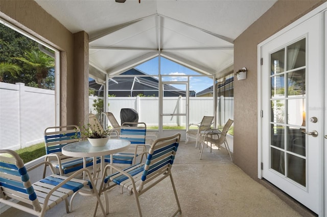 144 Bridgeton St, Davenport, FL 33896 - sunroom with vaulted ceiling