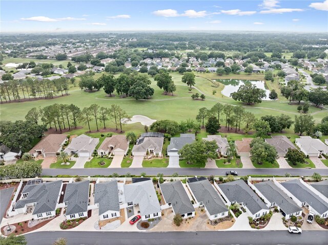 16950 SE 80th Bellavista Cir, The Villages, FL 32162 - aerial view of residential area with a large body of water and a local golf course