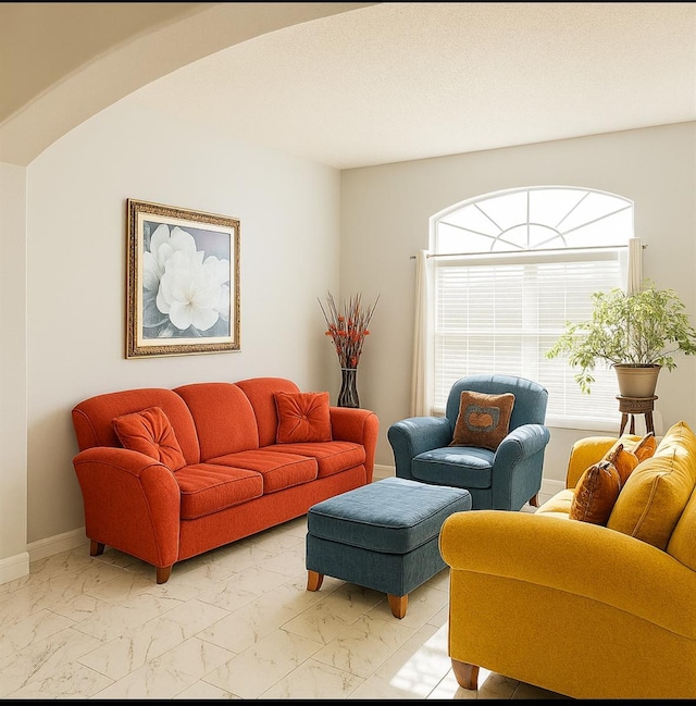 1784 Providence Blvd, Deltona, FL 32725 - living area with light marble finish floors
