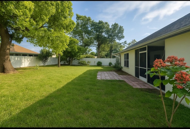 1784 Providence Blvd, Deltona, FL 32725 - fenced backyard with a patio