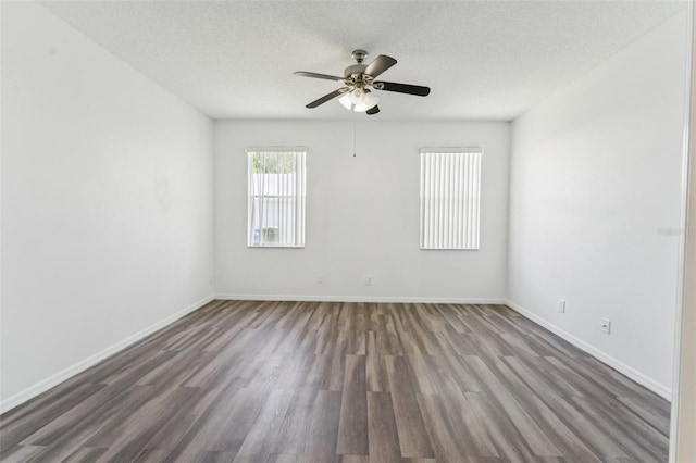 2110 Mallard Creek Cir, Kissimmee, FL 34743 - unfurnished room featuring wood finished floors, a textured ceiling, and ceiling fan