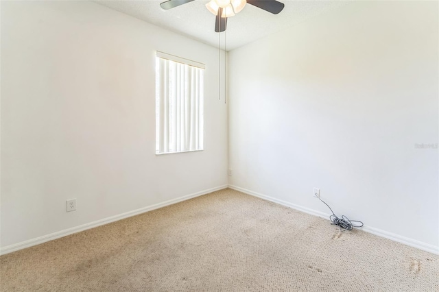 2110 Mallard Creek Cir, Kissimmee, FL 34743 - empty room featuring carpet floors and ceiling fan