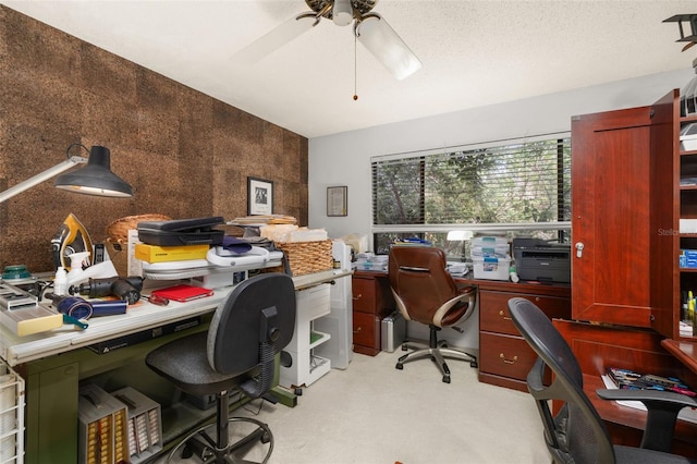 2208 Mcmahon Ct Unit 1033, Orlando, FL 32812 - office space featuring a ceiling fan and light colored carpet