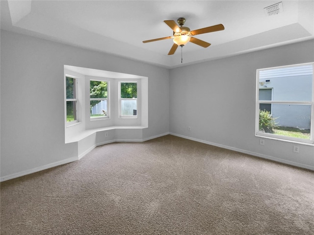 16006 Stags Leap Dr, Lutz, FL 33559 - empty room featuring a tray ceiling and carpet