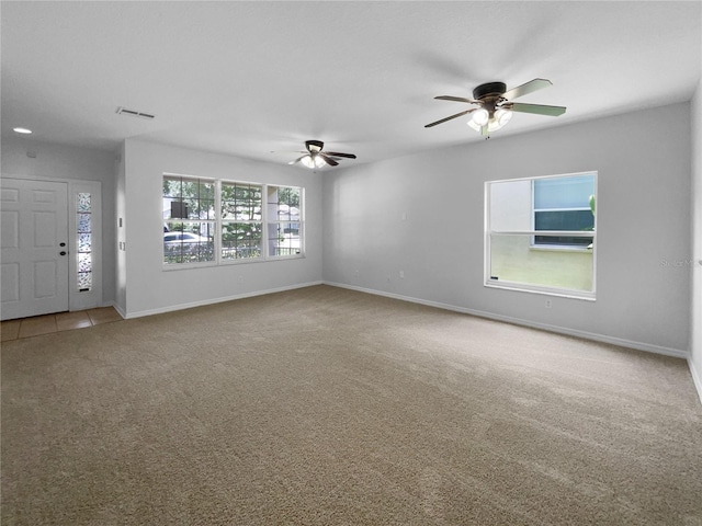 16006 Stags Leap Dr, Lutz, FL 33559 - carpeted empty room featuring ceiling fan