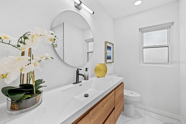 3029 Pinetree, Winter Haven, FL 33884 - bathroom featuring vanity and marble finish floors