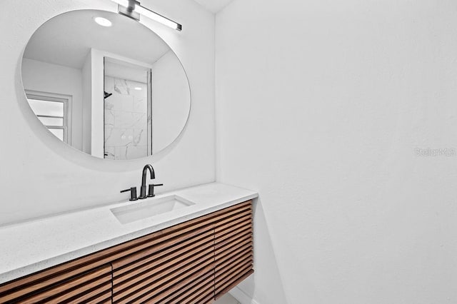 3029 Pinetree, Winter Haven, FL 33884 - bathroom featuring vanity and a shower
