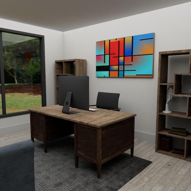 TBD SW 177th St, Ocala, FL 34473 - office with wood finished floors and baseboards