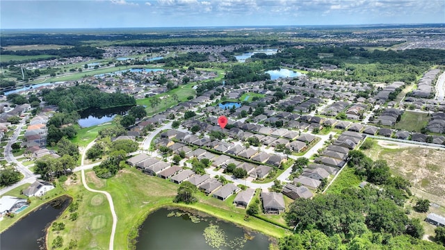 519 Cadiz Dr, Davenport, FL 33837 - aerial view of property and surrounding area with nearby suburban area and a nearby body of water