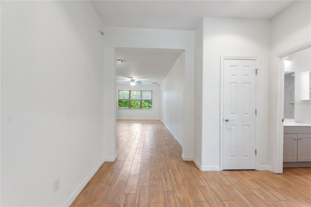 519 Cadiz Dr, Davenport, FL 33837 - hall with light wood-type flooring