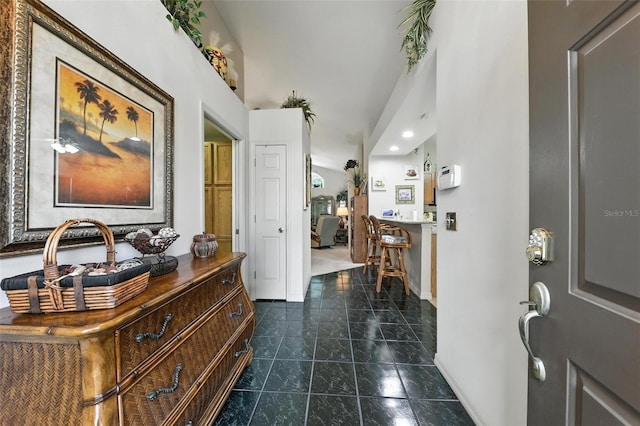 1430 Challenger Ave, Davenport, FL 33897 - foyer featuring baseboards and recessed lighting
