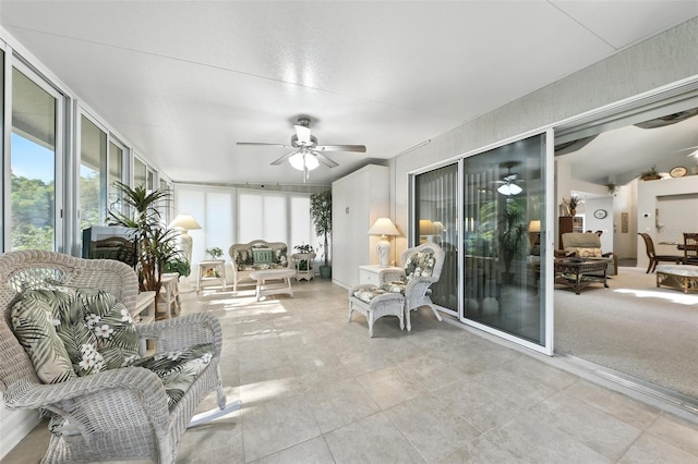 1430 Challenger Ave, Davenport, FL 33897 - sunroom with ceiling fan