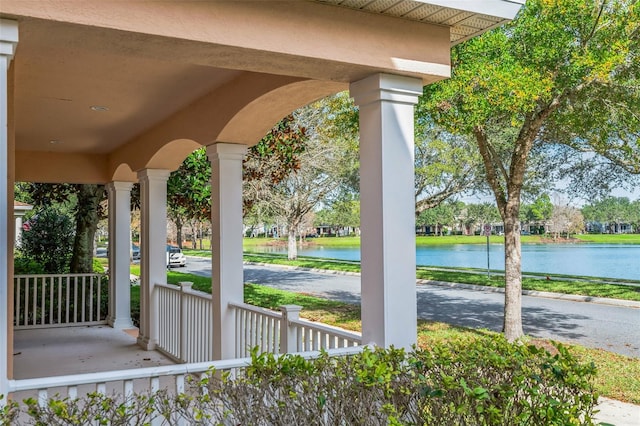 7184 Maleberry Run, Winter Garden, FL 34787 - porch with a water view