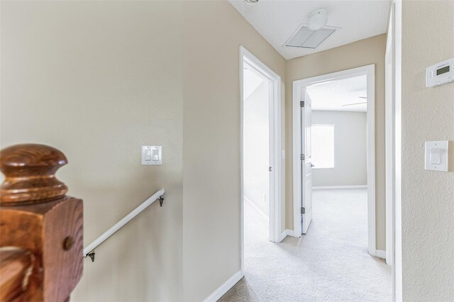 7184 Maleberry Run, Winter Garden, FL 34787 - hall with an upstairs landing and light carpet
