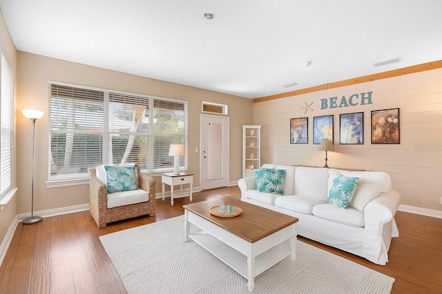 12868 Holdenbury Ln, Windermere, FL 34786 - living area featuring wooden walls and wood finished floors