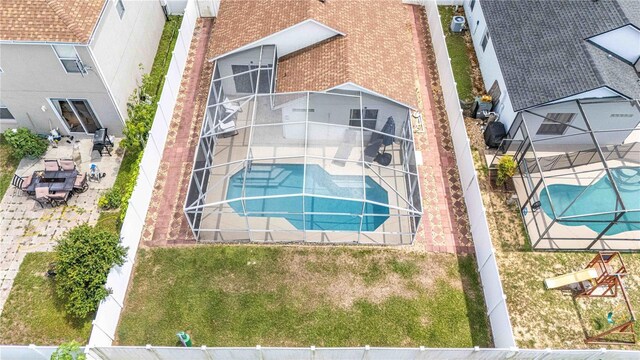 131 Sonja Cir, Davenport, FL 33897 - view from above of property with a pool