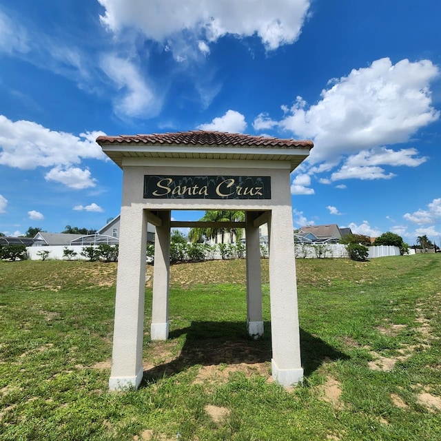 131 Sonja Cir, Davenport, FL 33897 - community sign with a yard