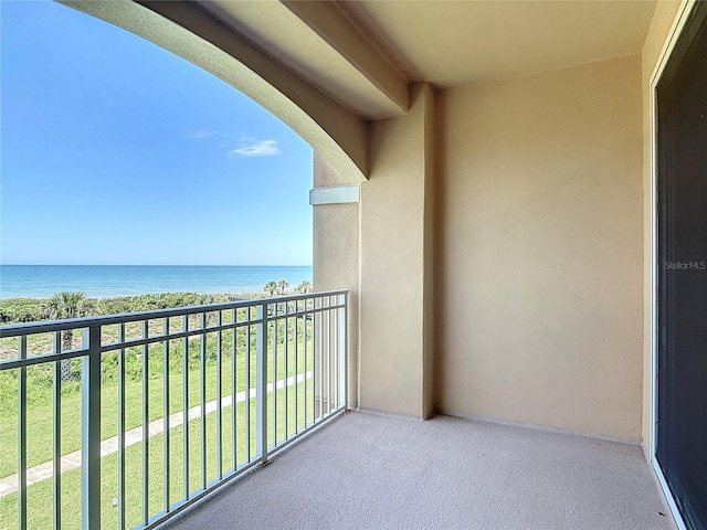 60 Surfview Dr Unit 308, Palm Coast, FL 32137 - balcony with a water view