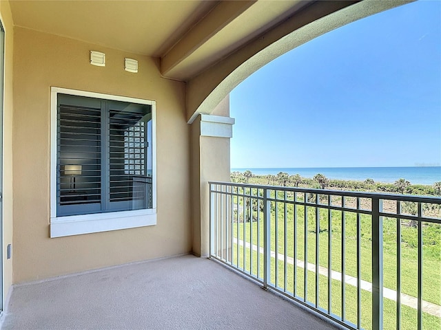 60 Surfview Dr Unit 308, Palm Coast, FL 32137 - balcony with a water view