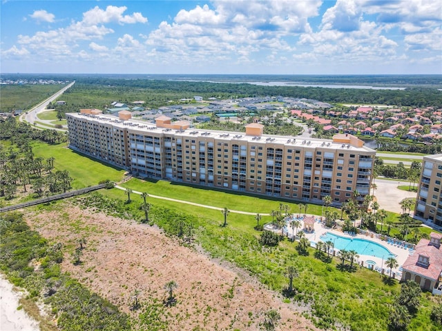 60 Surfview Dr Unit 308, Palm Coast, FL 32137 - bird's eye view of a pool area and apartment complex