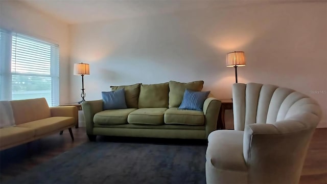 2257 World Parkway Blvd W Unit 61, Clearwater, FL 33763 - living room featuring wood finished floors