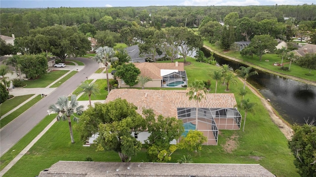 17032 Winners Cir, Odessa, FL 33556 - aerial overview of property's location with a large body of water
