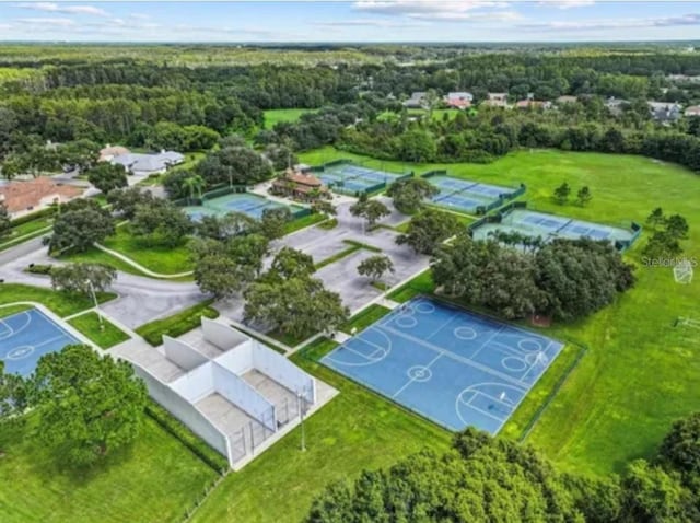 17032 Winners Cir, Odessa, FL 33556 - bird's eye view of a heavily wooded area