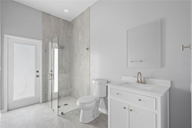 17032 Winners Cir, Odessa, FL 33556 - bathroom with a shower stall and vanity
