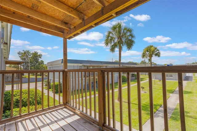 2791 L B Mcleod Rd Unit C, Orlando, FL 32805 - deck with a lawn