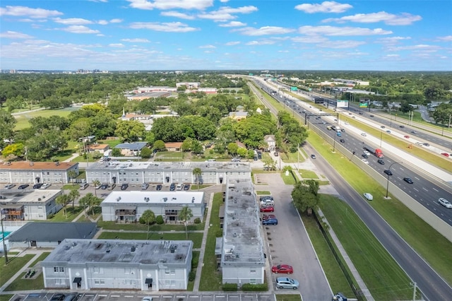 2791 L B Mcleod Rd Unit C, Orlando, FL 32805 - drone / aerial view of a main thoroughfare and a tree filled landscape
