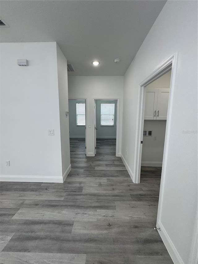320 W Necho Ave, Lake Alfred, FL 33850 - hallway featuring recessed lighting and wood finished floors