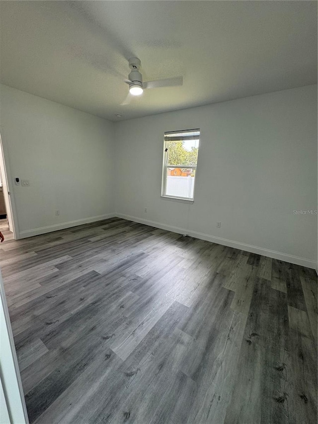 320 W Necho Ave, Lake Alfred, FL 33850 - spare room featuring wood finished floors and a ceiling fan